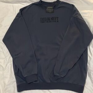 NEW Taylor Swift Eras Tour Blue Crewneck (includes international dates)
